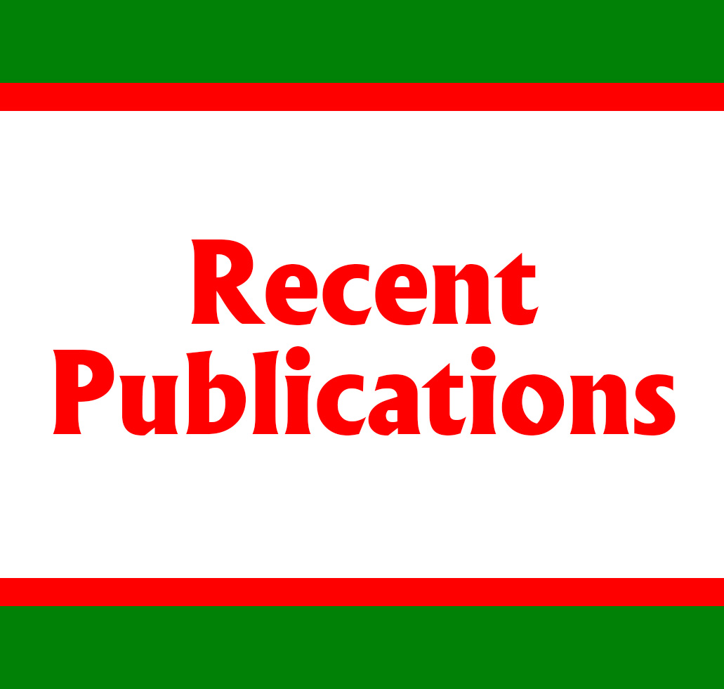রিসেন্ট পাবলিকেশন্স - Recent Publication